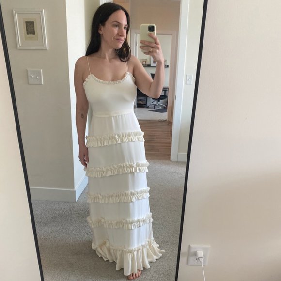 aesthetic prom dresses Off The Shoulder Lace Up Floor Length Princess With Lace Appliques Color:M-Yellow tulle are available patterned sequin Formal Dresses Wedding Dress